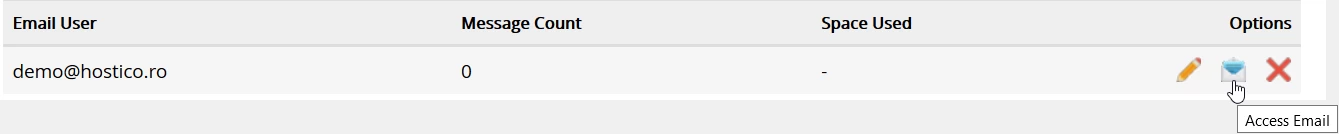Accesare SquirrelMail