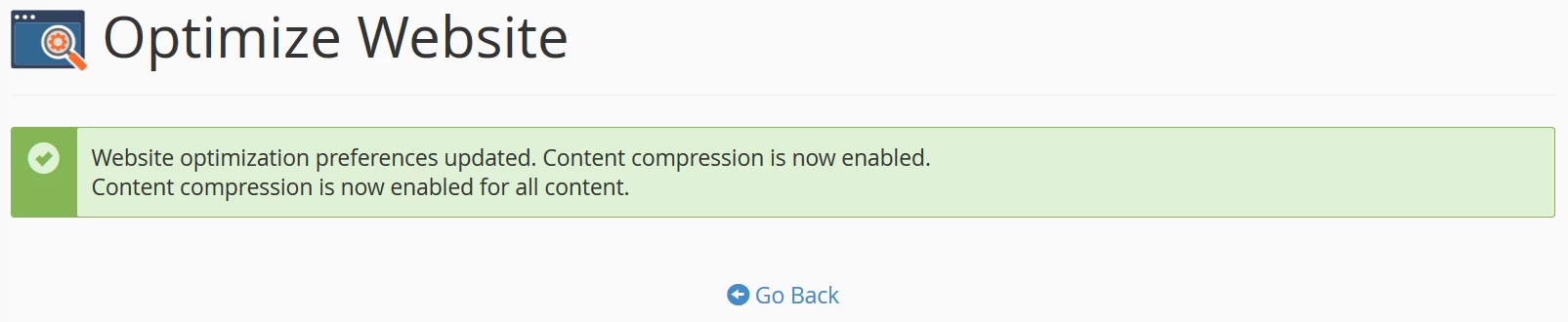 Confirmare optimizare website