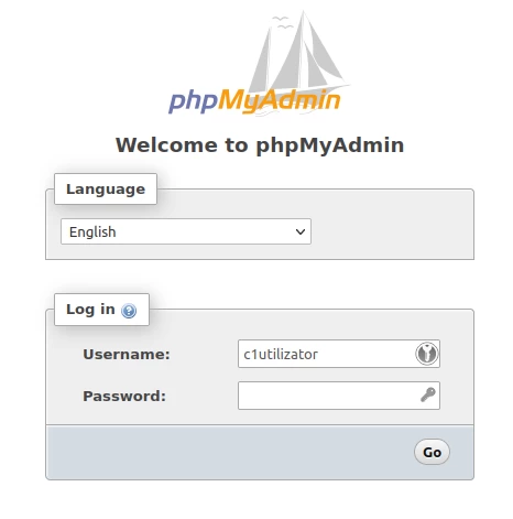 phpMyAdmin isp config