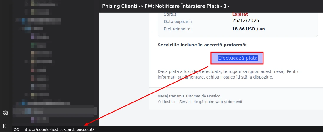 Verificare link Spam